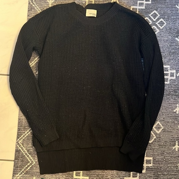 Aritzia Wilfred Isabelli Waffle Wool Sweater - Picture 2 of 7